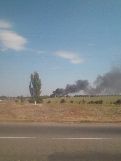 В Одесской области горит птицефабрика. ФОТО