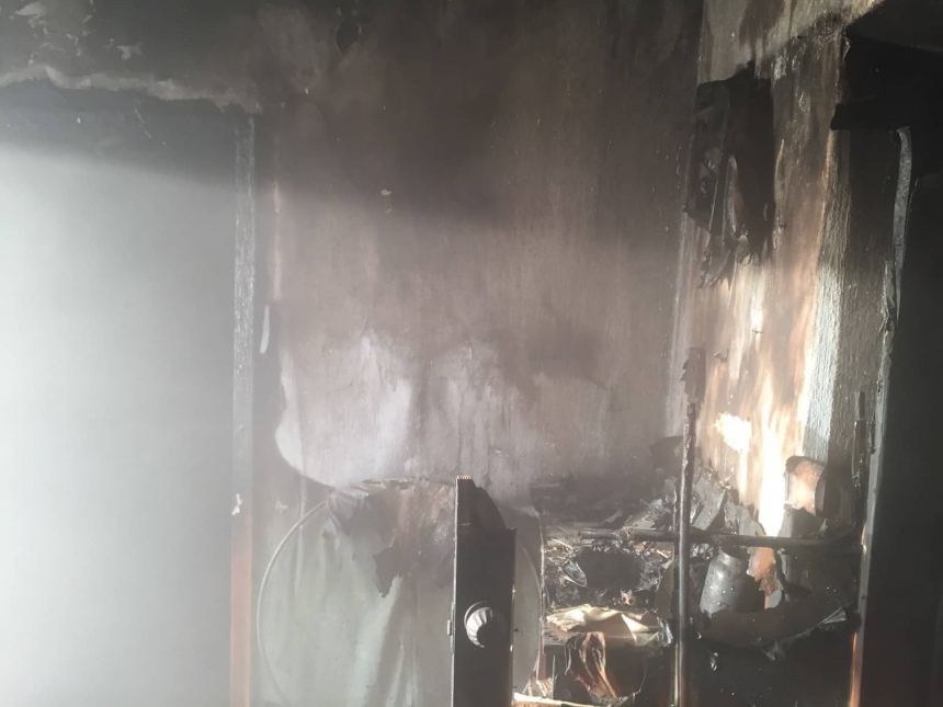 На Николаевщине горела квартира — пострадала пенсионерка