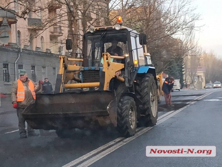 В Николаеве уже в январе могут начать ямочный ремонт дорог