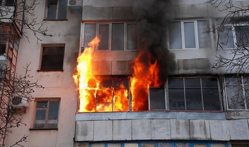 Спасаясь от пожара, житель Одессы выпрыгнул с седьмого этажа