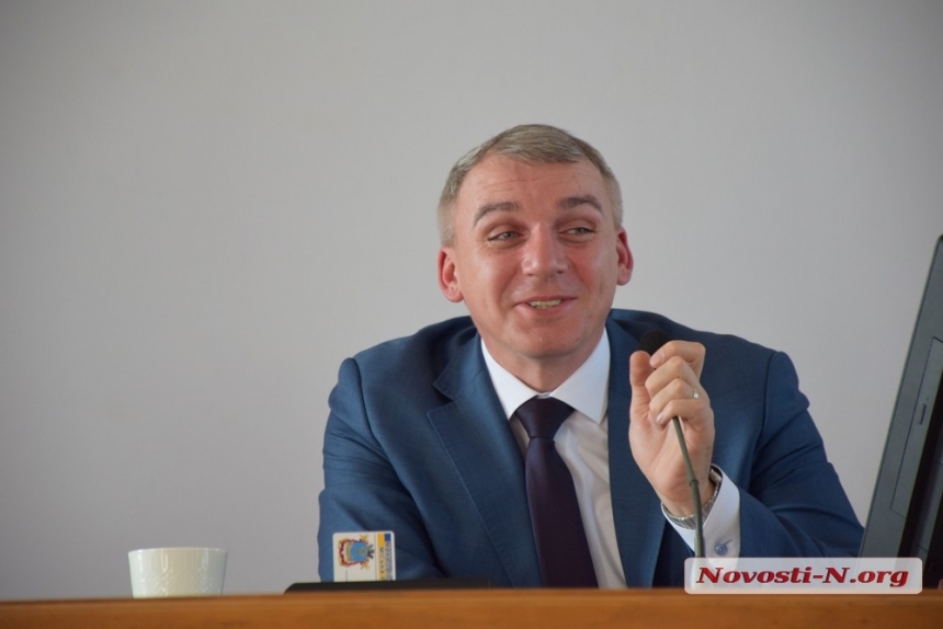 Мэр Николаева Александр Сенкевич поздравил горожан с Новым годом