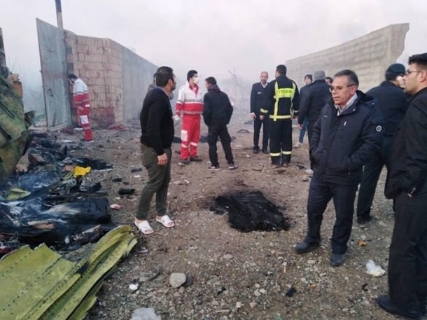 При крушении украинского самолета в Иране погибли 26 детей
