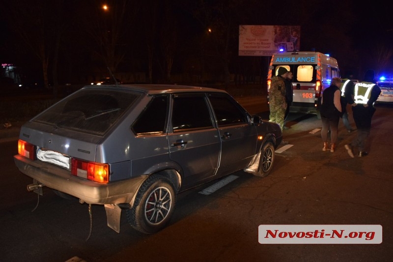 В центре Николаева «девятка» сбила пешехода