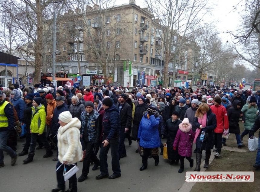 Крещение Господне в Николаеве: по улицам города прошел Крестный ход