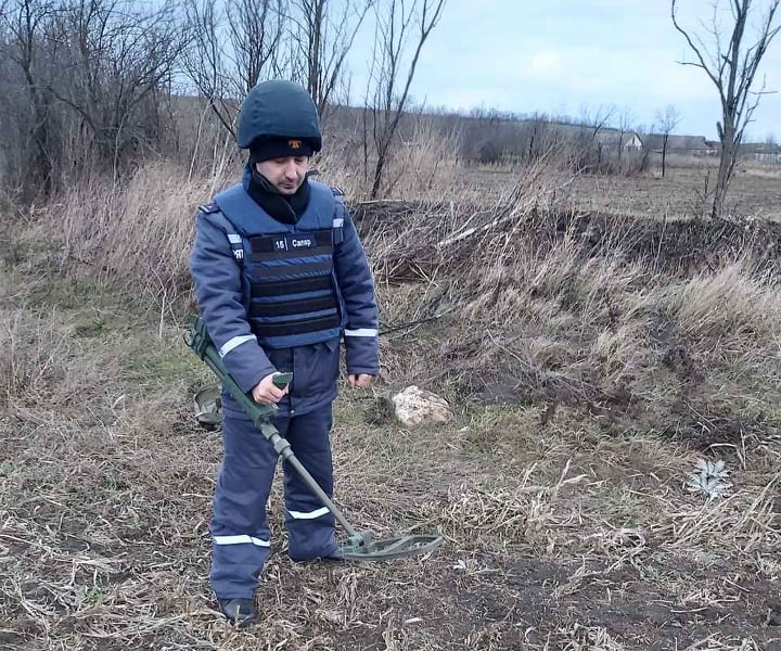 На Николаевщине уничтожили найденную винтовочную гранату