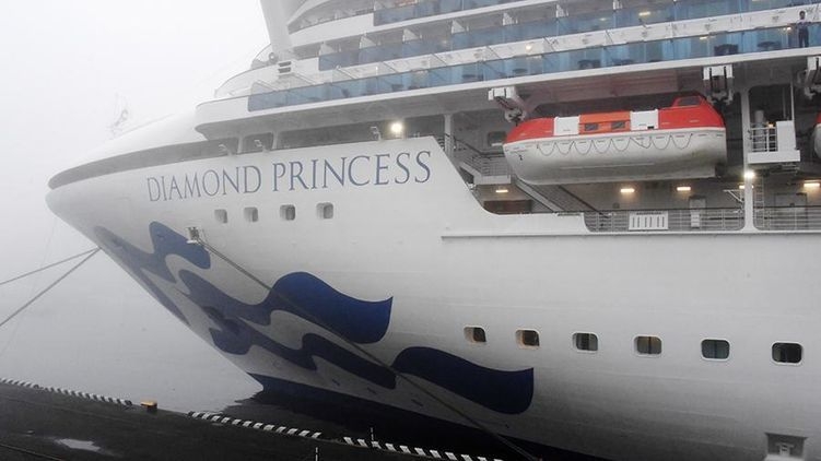 На круизном лайнере «Diamond Princess» коронавирусом заразились 70 человек