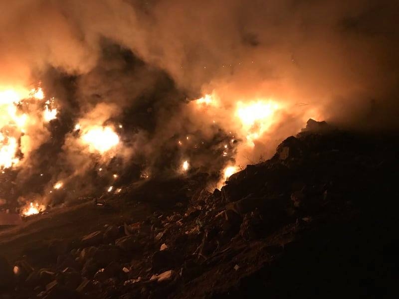 На Николаевщине из-за неосторожного обращения с огнем горела свалка