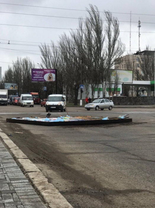 В Николаеве штормовой ветер валит деревья: повреждены автомобили, перекрыты улицы. ОБНОВЛЯЕТСЯ