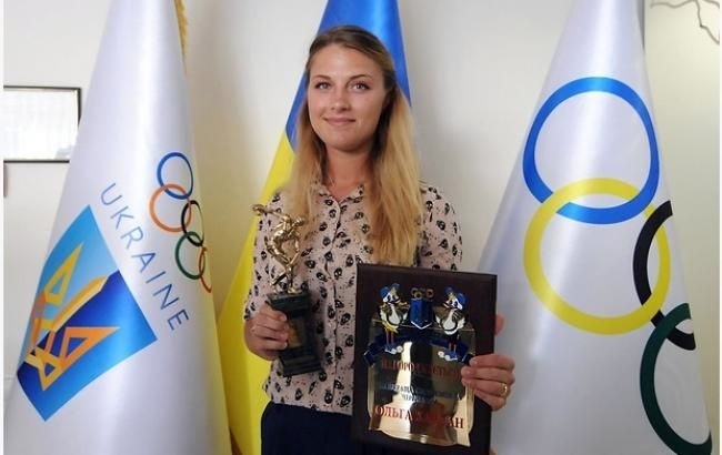 НОК Украины в 12-й раз наградил Ольгу Харлан как лучшую спортсменку месяца
