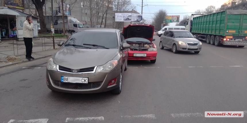 В Николаеве «Деу» врезался в «ЗАЗ»