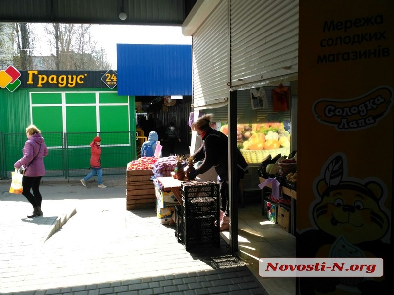 Несмотря на «карантинный запрет», рынки Николаева продолжают работать