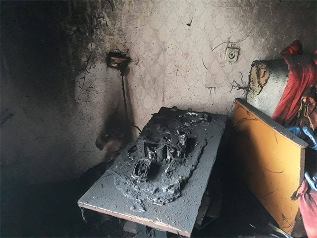 На Пасху житель Очакова сгорел в собственной квартире
