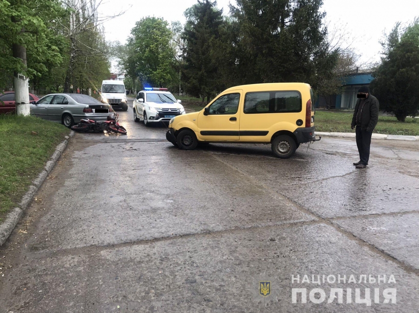 В Первомайске «Рено» сбил подростка на мотоцикле
