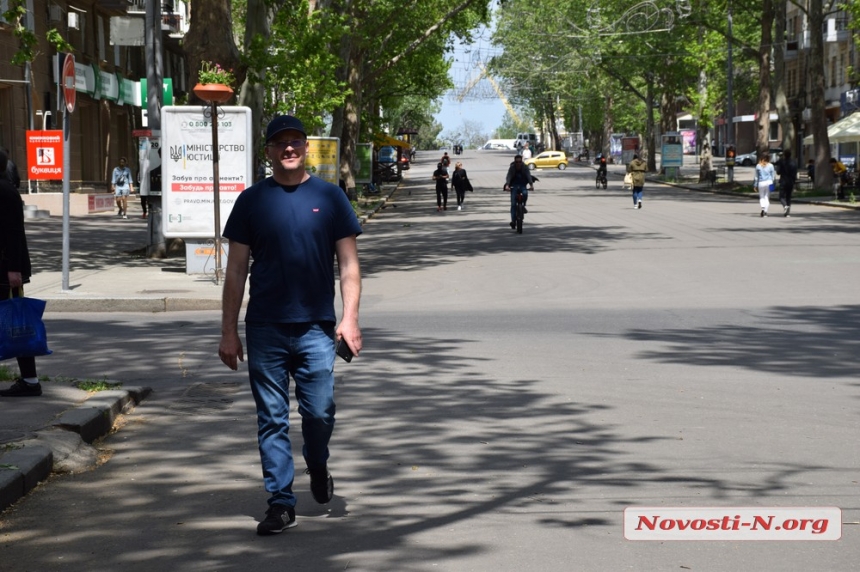 Главная улица Николаева стала оживленной после ослабления карантина