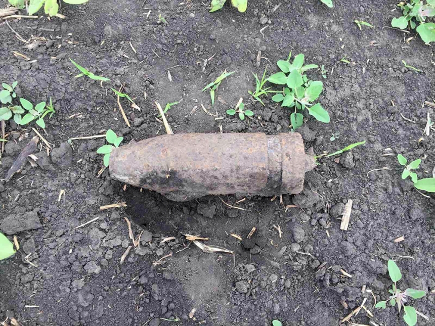 На Николаевщине пиротехники уничтожили артснаряд калибром 76 мм