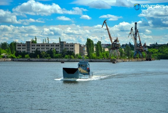 В Николаеве завершили ремонт десантного катера «Сватово»