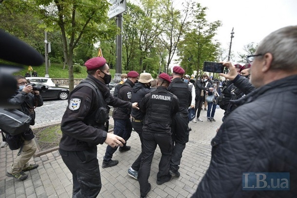 На акции ЛГБТ в Киеве задержали восемь человек