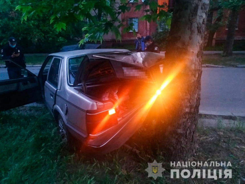 Подробности задержания домушников в Николаеве, которые, пытаясь скрыться, врезались в дерево