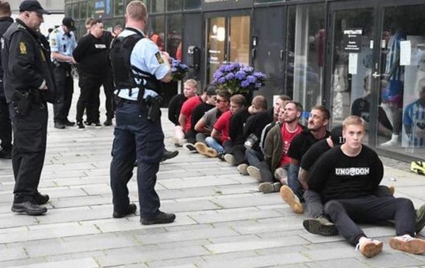 В Дании полиция избила фанатов из-за дистанции. ВИДЕО