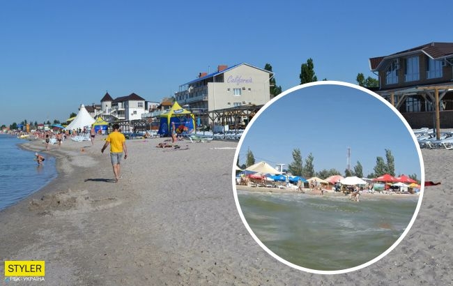 Украинцы раскритиковали Коблево: вода теплая, но очень грязная. ВИДЕО