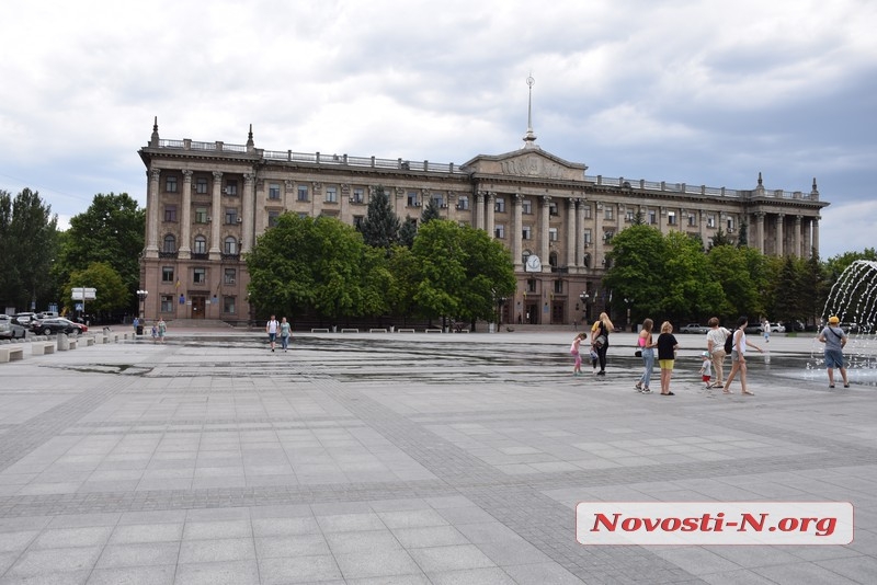 В Николаеве на Серой площади снова «потоп»