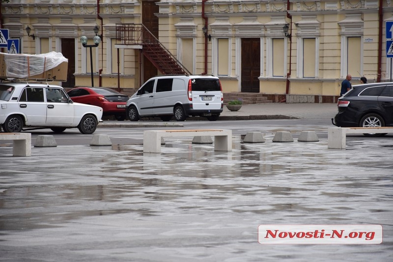 В Николаеве на Серой площади снова «потоп»