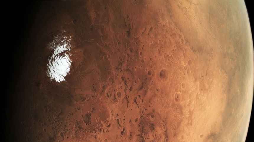 На Марсе зафиксировали появление странного облака размером 1,8 тыс.км