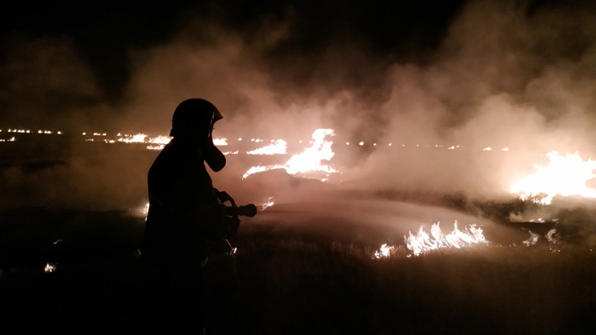 В Николаевской области горели поля на площади более 19 га