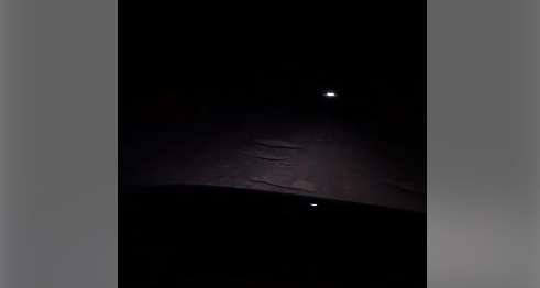 «Убитую» дорогу из Николаева в Очаков показали в ночное время. ВИДЕО
