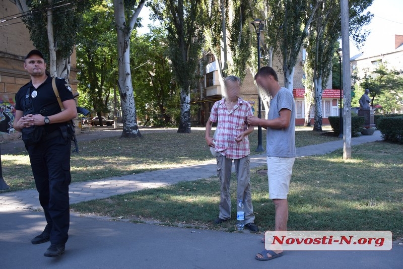 В центре Николаева произошел конфликт со стрельбой