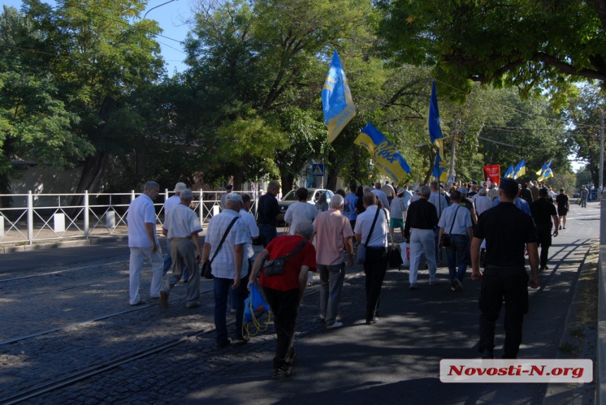 День независимости: в Николаеве националисты провели шествие