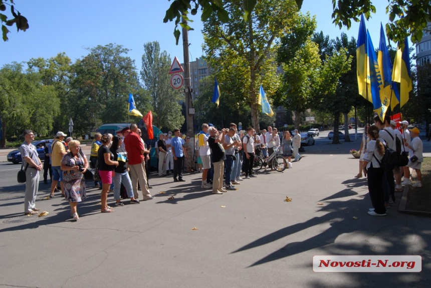 День независимости: в Николаеве националисты провели шествие