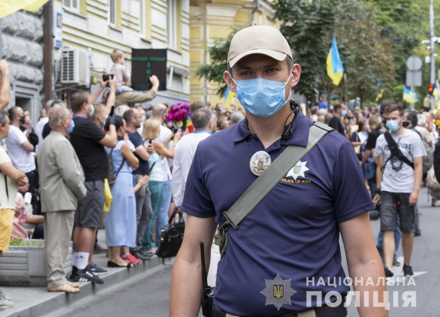 На мероприятиях ко Дню Независимости в Киеве насчитали около 20 тысяч человек