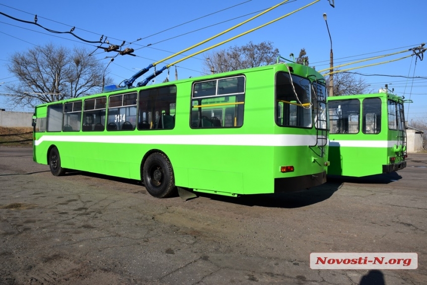 Николаев намерен купить троллейбусы по цене в полтора раза дороже, чем Херсон