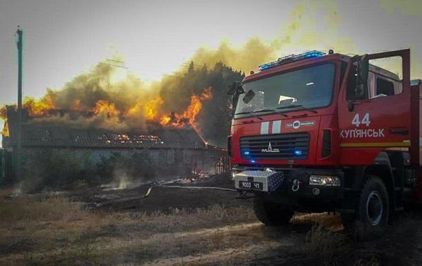 В Харьковской области полностью сгорело село