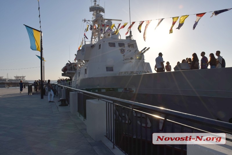 В Николаев ко Дню города прибыл пограничный корабль с одноименным названием