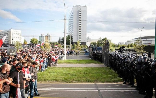 В Минске задержали более 400 участников протеста