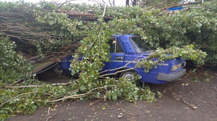 В Херсонской области пронесся ураган