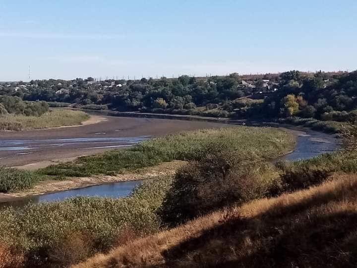 В Первомайске почти пересохла река Южный Буг. ФОТО