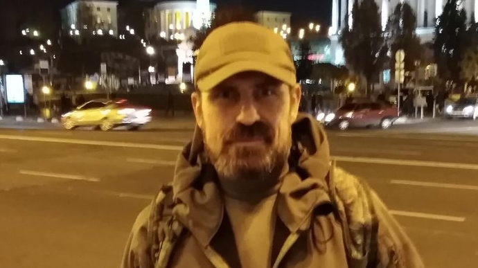 Боец ООС, совершивший самоподжог на Майдане Независимости, сейчас в коме