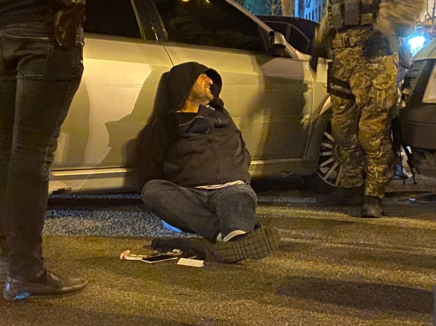 В центре Киева поймали валютных грабителей из Грузии