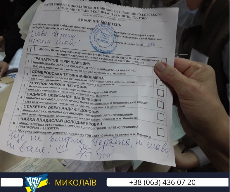 Как испортить бюллетень