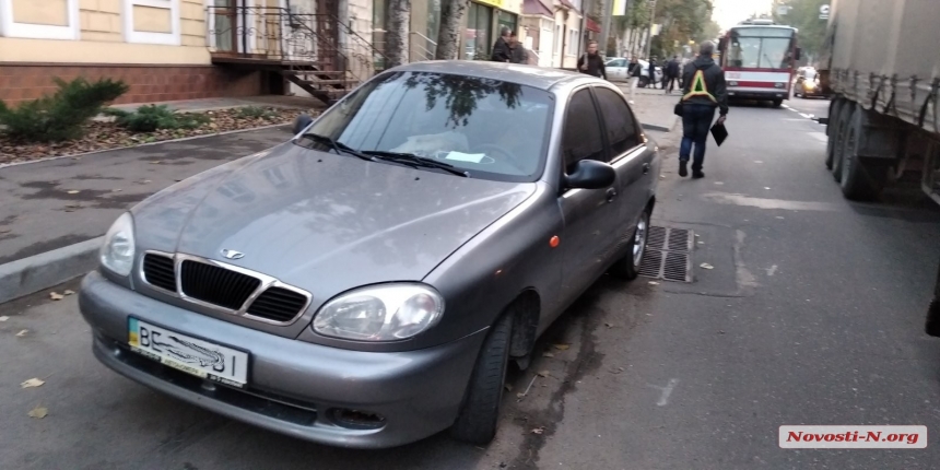 На улице Пушкинской в Николаеве две аварии — в центре пробка