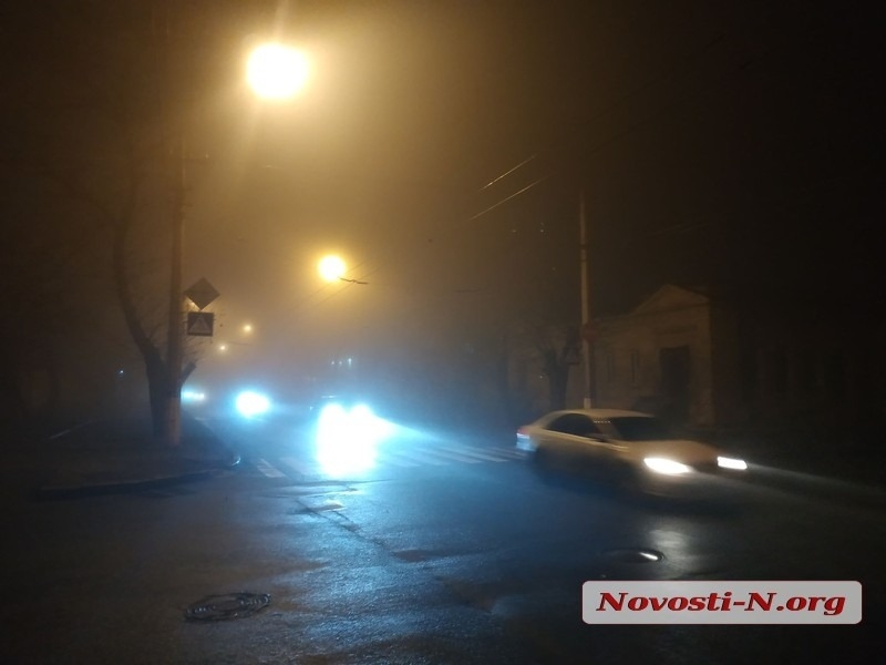 Ночью Николаев накроет сильный туман