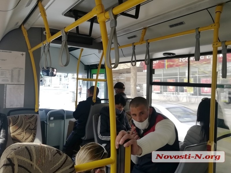 Николаевскими маршрутчиками и пассажирами без масок заинтересовались в Киеве