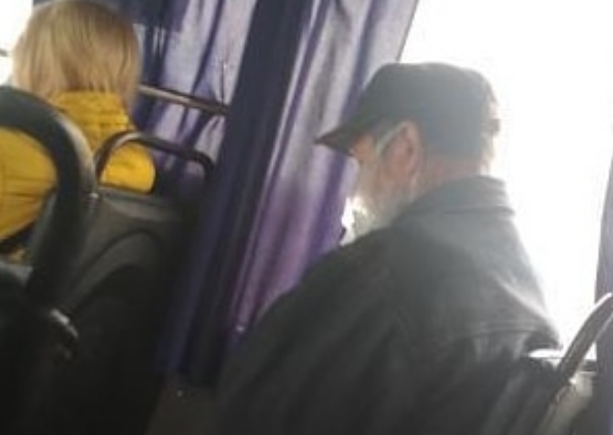Курьезы карантина: в Новой Одессе пассажир маршрутки надел на лицо пакет