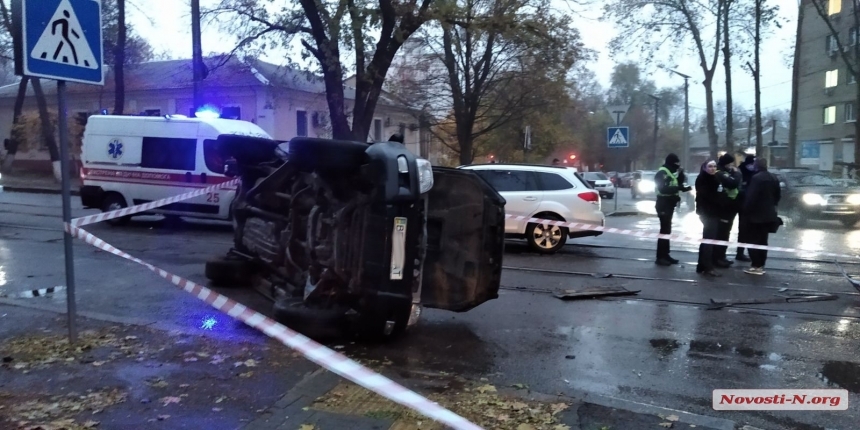 Водитель «Фольксвагена», опрокинувший «Тойоту» в Николаеве, был под наркотиками