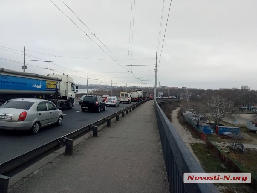В Николаеве сегодня возможны пробки из-за транспортировки котлоагрегата на Намыв