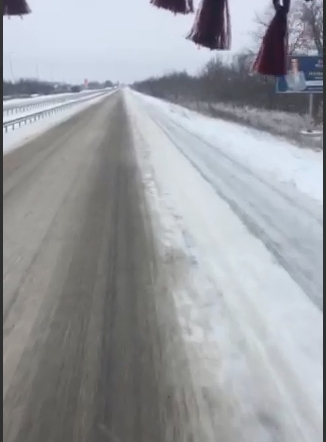 Непогода: в каком состоянии дороги Николаева и области
