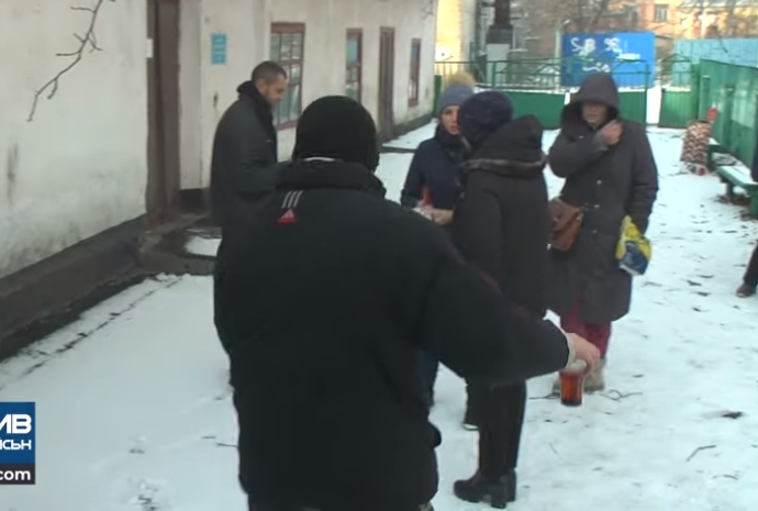 В Первомайске активисты организовали пункт обогрева
